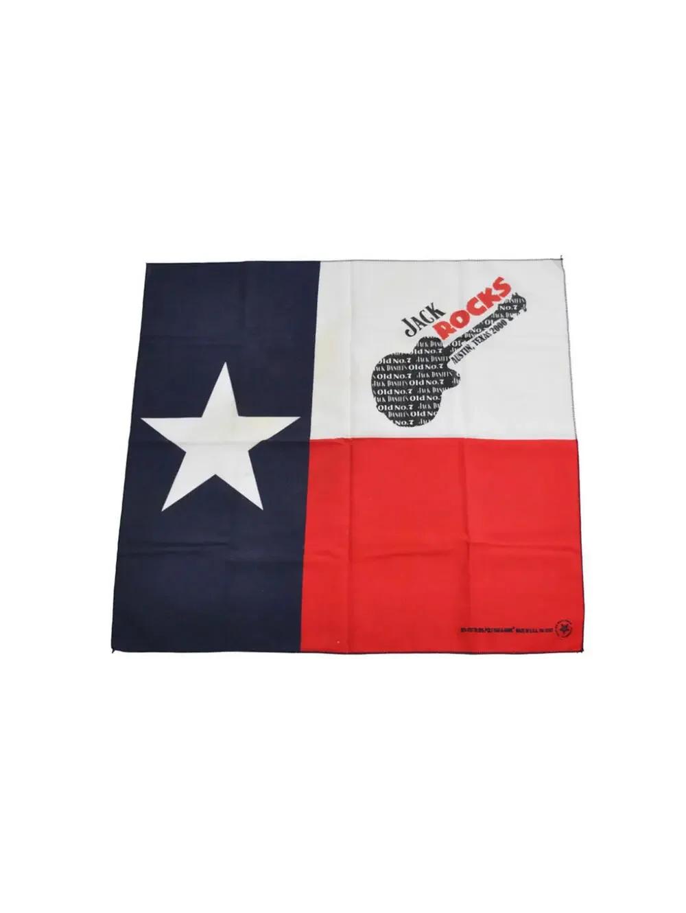 Vintage Jack Daniels Texas Whisky Red Blue White Bandana